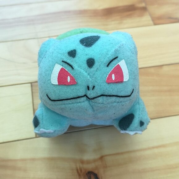 RARE 1998 Pokemon Bulbasaur Plush Stuffed Animal Vintage - Picture 2 of 4